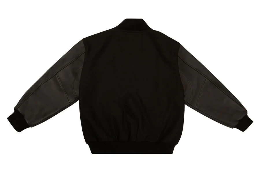 Black Stealth Varsity Jacket