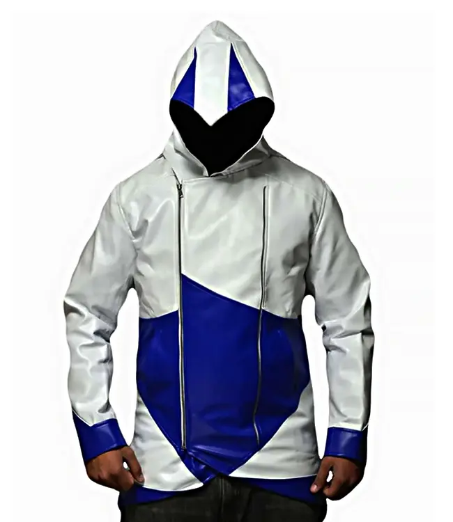 Buy Assassin's Creed III Blue and White Jacket