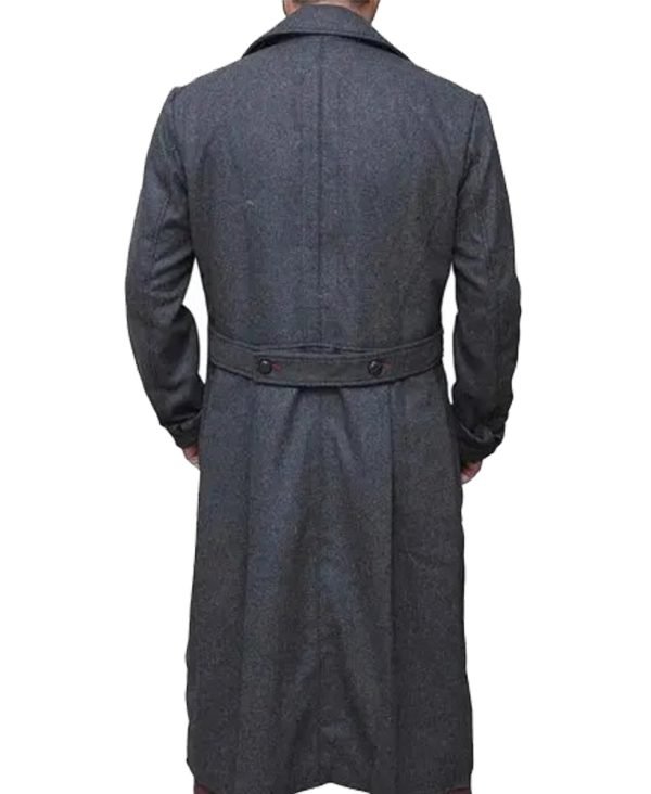 Buy Sherlock Holmes Grey Trench Coat for Men - The Jacket Place