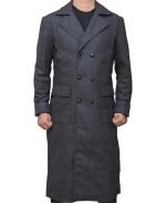 Buy Sherlock Holmes Trench Coat in Grey - The Jacket Place