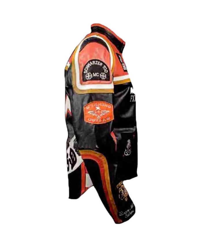 Shop Mens Harley Davidson Marlboro Patchwork Jacket - The Jacket Place