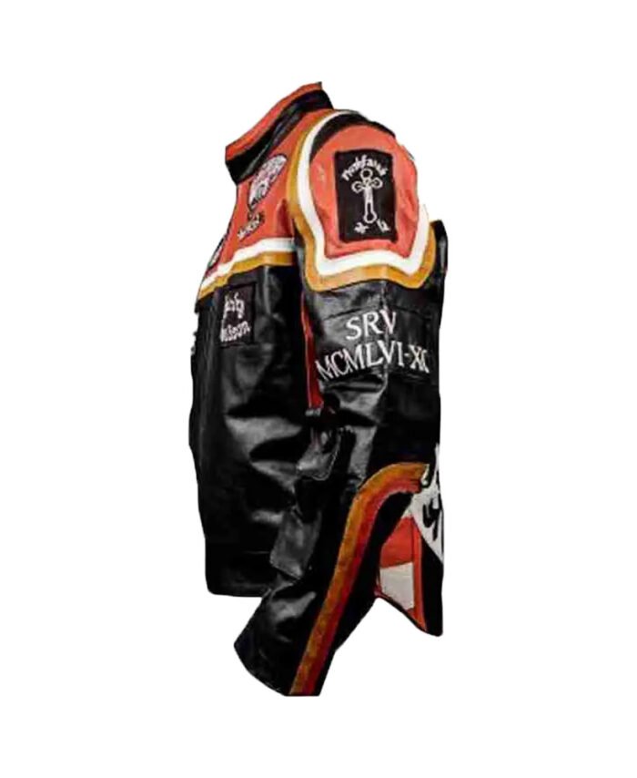 Mens Harley Davidson Marlboro Patchwork Leather Jacket - The Jacket Place