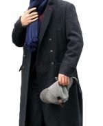 Sherlock Holmes Trench Coat in Grey - The Jacket Place