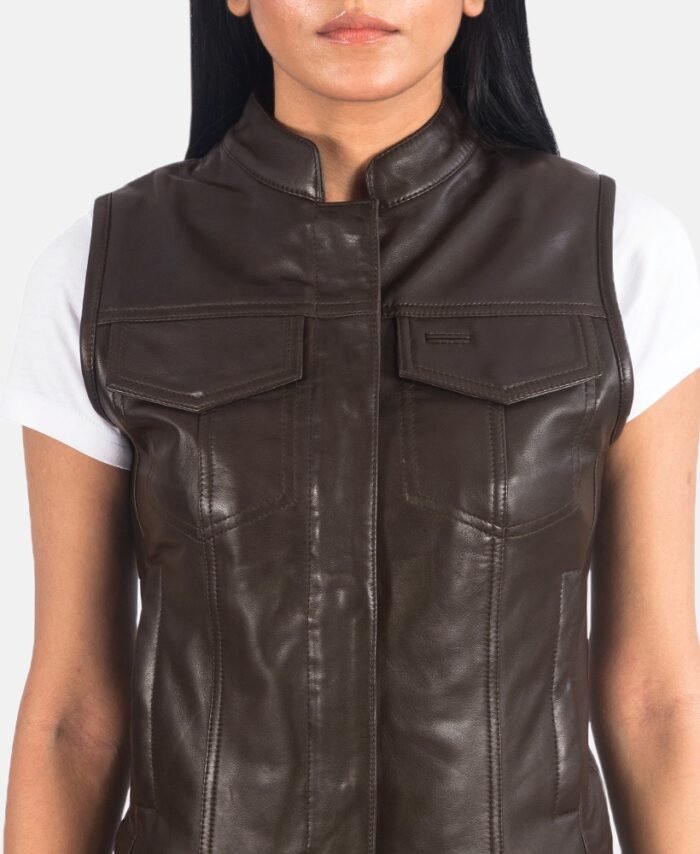 Buy Rayne Leather Vest for Women