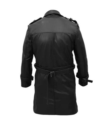 Buy Rorschach Leather Trench Coat for Men