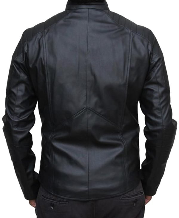 Buy Batman Begins Logo Leather Jacket Black for Men - The Jacket Place