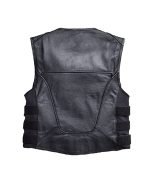 Buy Harley Davidson Swat II Black Leather Vest