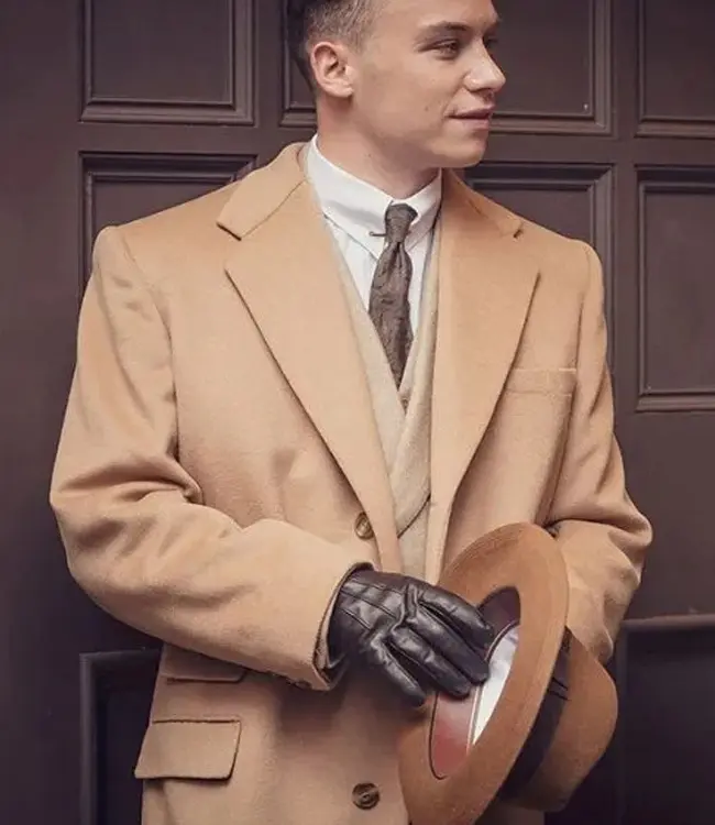 Buy Peaky Blinders Finn Cole Brown Wool Trench Coat - The Jacket Place Buy Peaky Blinders Finn Cole Brown Wool Trench Coat - The Jacket Place