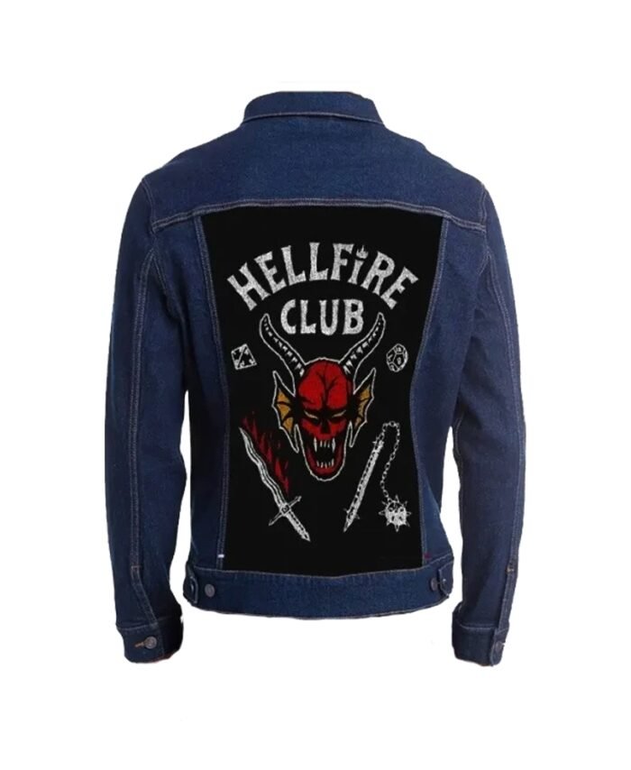 Hellfire Club Stranger Things Jeans Jacket - The Jacket Place