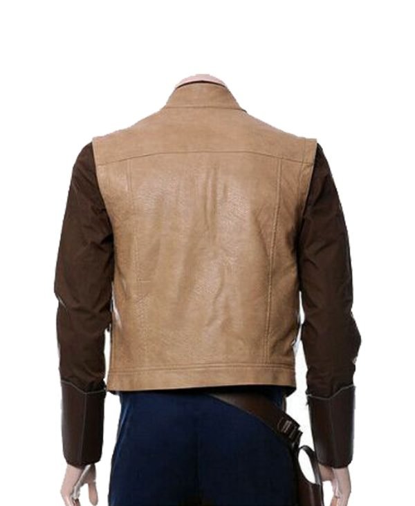 The Rise of Skywalker Brown Leather Vest for Men