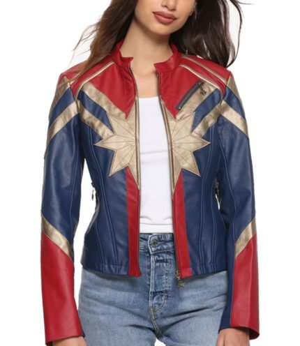 Buy Captain Marvel Leather Jacket