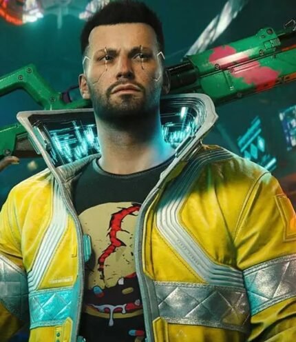 Edge Runners Cyberpunk 2077 Yellow Jacket for Men