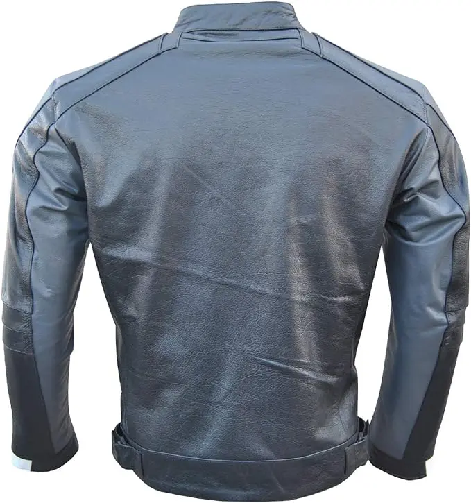 Get Gabriel Luna Agents Of Sheild Blue Leather Jacket On Sale
