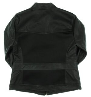 Women's Black Widow Leather Jacket - The Jacket Place