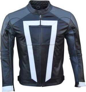 Buy Gabriel Luna Agents Of Sheild Blue Leather Jacket for Men