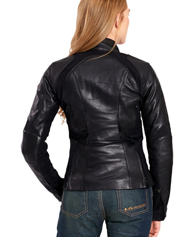 Buy Cafe Racer Brittany Jacket Black - The Jacket Place