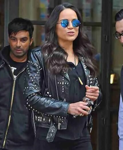 Buy Fast 9 Michelle Rodriguez Studded Biker Jacket for Women