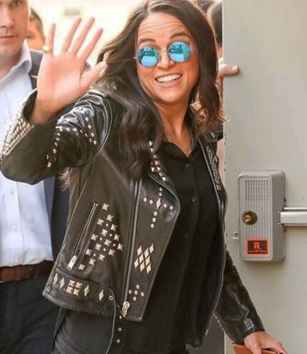 Buy Fast 9 Michelle Rodriguez Studded Biker Jacket