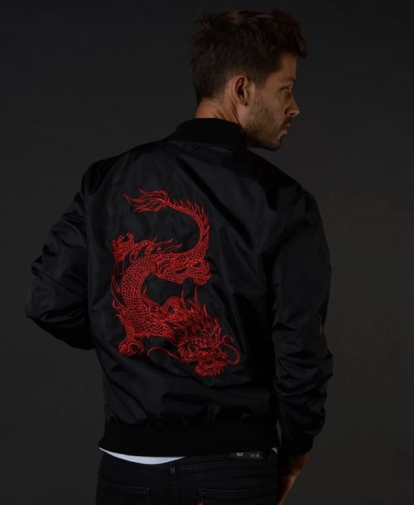 dragon style bomber jacket