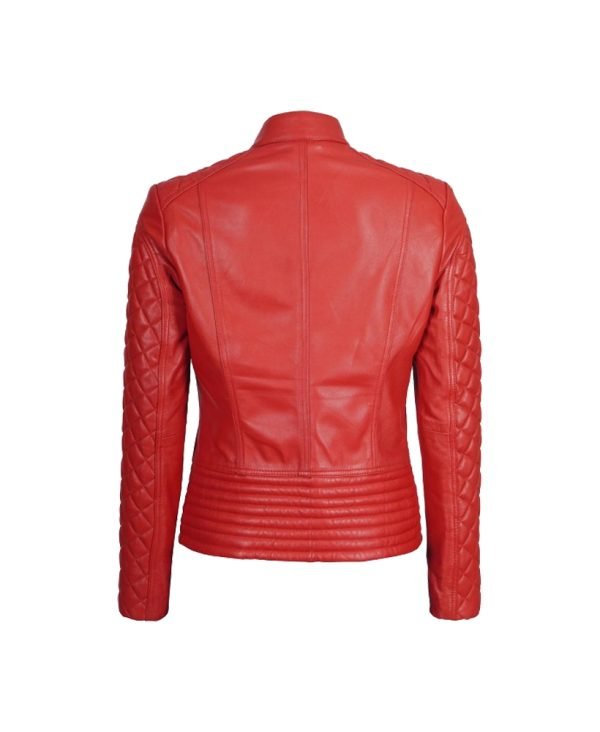 women red jacket