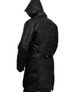 Buy Men Assassin's Creed Black Leather Trench Coat