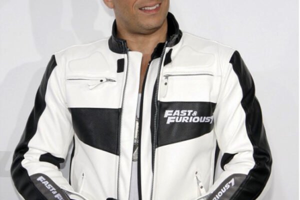 Buy Fast and Furious White Biker Jacket