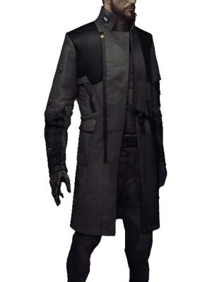 Buy Adam Jensen Deus Ex Mankind Black Trench Coat