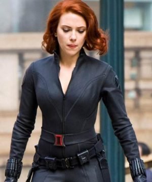 Age Of Ultron Avengers Widow Leather Jacket - The Jacket Place