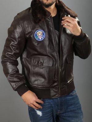 Air Force One Inspired John F. Kennedy A2 Flight Bomber Jacket