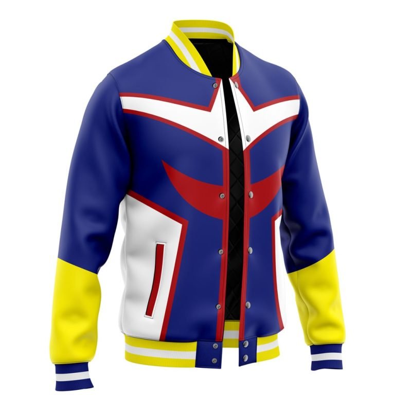 Latest All Might MHA Varsity Jacket