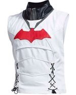 Mens Bat Logo Red Hood Arkham Knight Jacket