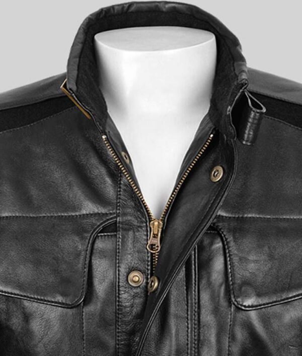 Buy Nick Fury Age Of Ultron Leather Jacket in Black
