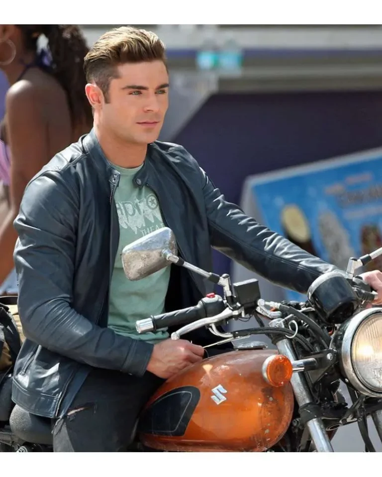 Order Zac Efron Baywatch Leather Jacket