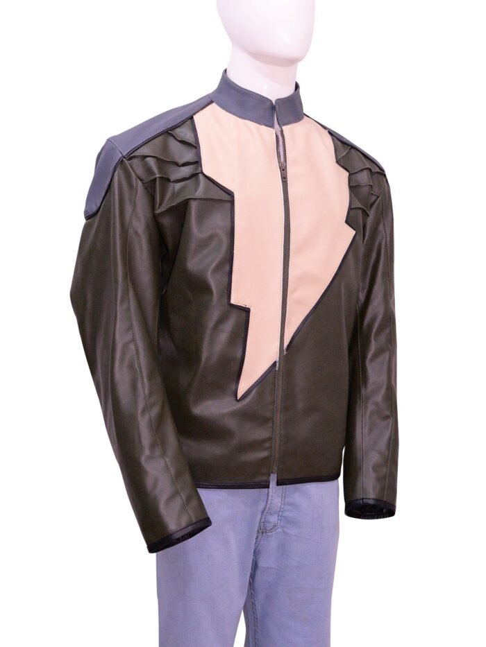 Brown Adam Injustice Leather Jacket