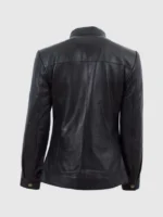 Shop Black Leather Motorcycle Jacket for Women