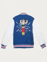 Buy Blue and White Astro Boy Varsity Jacket