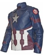 Captain America Civil War Jacket Blue on Sale