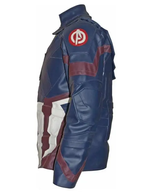 Classic Mens Captain America Civil War Leather Jacket
