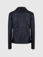 Classic Black Leather Jacket for Women Bikers