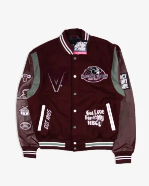 Virginia Union Motto 3.0 Varsity Jacket on Sale