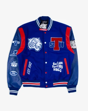 Buy Royal Blue Tennessee State Motto 3.0 Varsity Jacket