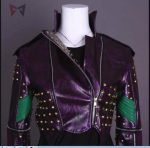 Descendants Costumes Mal Purple Leather Jacket