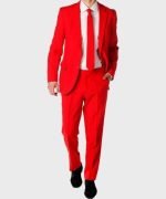 Buy Classic Devil Red Suit - The Jacket Place