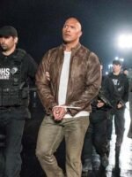 Order Rampage Dwayne Johnson Leather Jacket in Brown Color - The Jacket Place