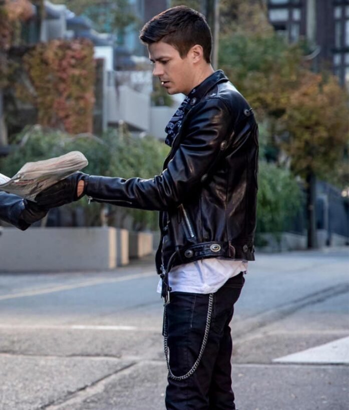 Buy The Flash Barry Allen Black Leather Jacket