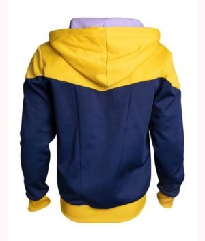 Classic Thanos Avengers Endgame Hoodie Blue and Yellow