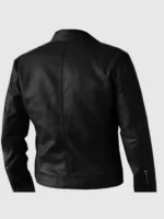 Exclusive Black Leather Biker Jacket for Men