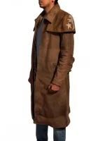 Classic Fallout Ncr Ranger Leather Coat in Brown