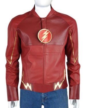 Flash Barry Allen Jacket Red Color