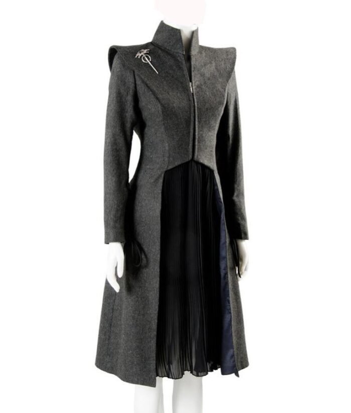 Buy Black Game Of Thrones Emilia Clarke Coat